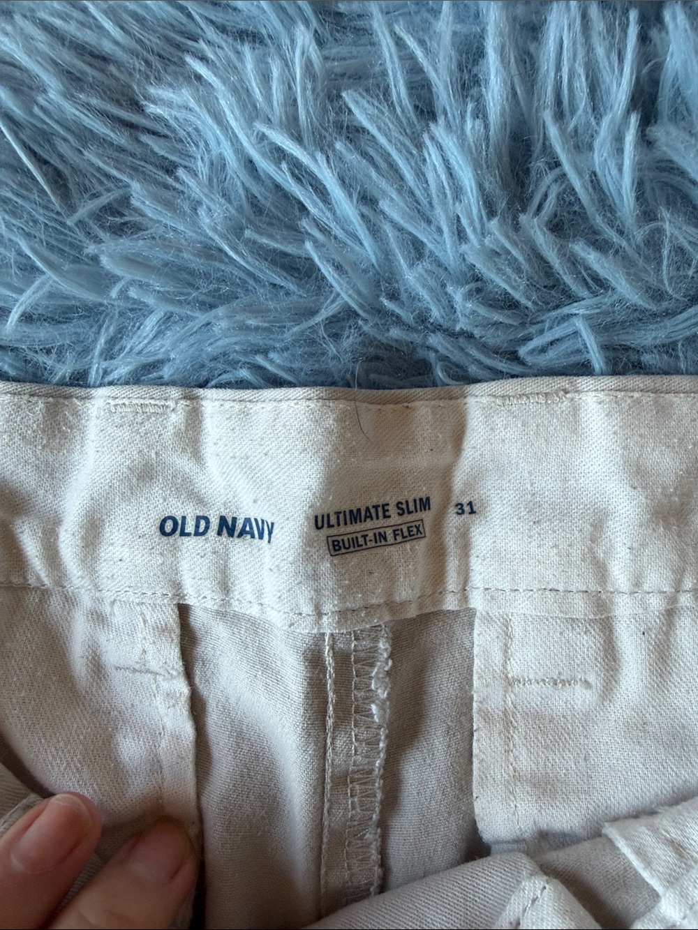Pineapple Chino Shorts - Cream Old Navy - Picture 2 of 5